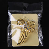 Bow-knot Brooch Jewelry For Women/men Metal Scarf Wedding Gift