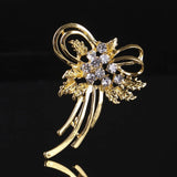 Bow-knot Brooch Jewelry For Women/men Metal Scarf Wedding Gift