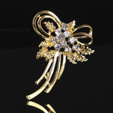 Bow-knot Brooch Jewelry For Women/men Metal Scarf Wedding Gift