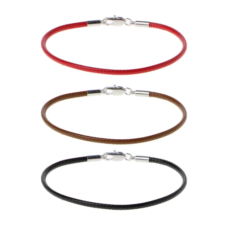 Braided String Bracelets Kabbalah Street Style Lobster Clasp Charm DIY