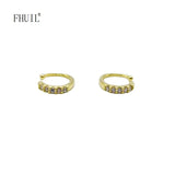 C Shape Clip Earrings Copper Plated Ear Cuffs Wedding Accessories