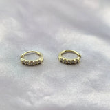 C Shape Clip Earrings Copper Plated Ear Cuffs Wedding Accessories