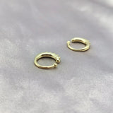 C Shape Clip Earrings Copper Plated Ear Cuffs Wedding Accessories