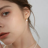 Celebrity Style Pearl Drop Earrings Wedding Girl's Accessories