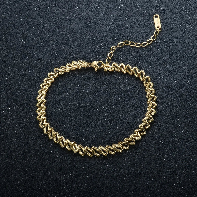 Stainless Steel Wire Leg Chain Anklet for Women