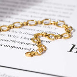 Titanium Steel Chain Bracelet for Women