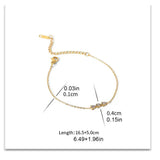 Rhinestone Chain Bracelets Glitter Bangles Lightweight Jewelry