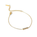 Rhinestone Chain Bracelets Glitter Bangles Lightweight Jewelry