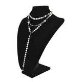 Chain Link Lock Necklace Pendant Women Goth Jewelry Party Punk Long Necklace