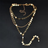 Chain Link Lock Necklace Pendant Women Goth Jewelry Party Punk Long Necklace