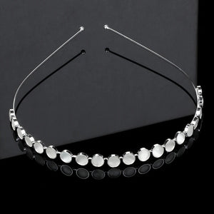 Opal Hair Accessories Fairy Tiara Crown Head Hoop Wedding Headband