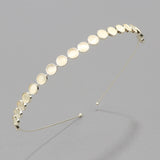 Opal Hair Accessories Fairy Tiara Crown Head Hoop Wedding Headband
