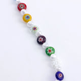 Choker Chain Colorful Glass Beads Necklace Clavicle Chain Necklace