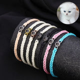 Customized Photo Projection Bracelet for Couples with Braided Hand Rope