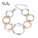 Geometric Bracelet Jewelry Circles Women Bangles Mix Pulseira Feminina