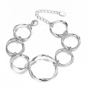 Geometric Bracelet Jewelry Circles Women Bangles Mix Pulseira Feminina