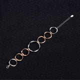 Geometric Bracelet Jewelry Circles Women Bangles Mix Pulseira Feminina