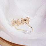 Romantic Bowknot Hollow Out Long Earrings