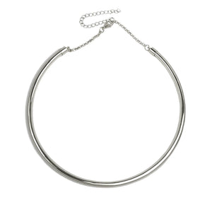 Copper Choker Necklace Chunky Metal Collar Torque Maxi Jewelry Women