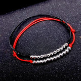 Couple Anklet Silver 925 Beaded Jewelry Autumn Anklet Ankle Bracelet