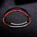 Couple Anklet Silver 925 Beaded Jewelry Autumn Anklet Ankle Bracelet