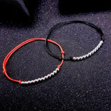 Couple Anklet Silver 925 Beaded Jewelry Autumn Anklet Ankle Bracelet