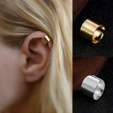 Pierced Ear Cuffs Punk Stainless Steel Clip Earrings Men Women Brincos