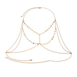 Sexy Sequin Body Chain Necklace for Women Beach Bikinis Nightclub Jewelry
