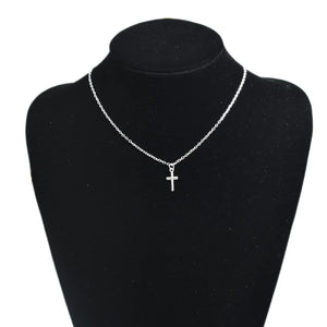 Silver Chain Choker Necklace Women Bohemian Metal Jewelry