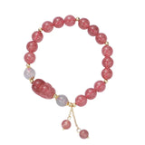 Crystal Bracelet Female Strawberry String Niche High Class Gift Bracelet