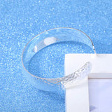 925 Sterling Silver Cuff Bangles Bracelets for Women
