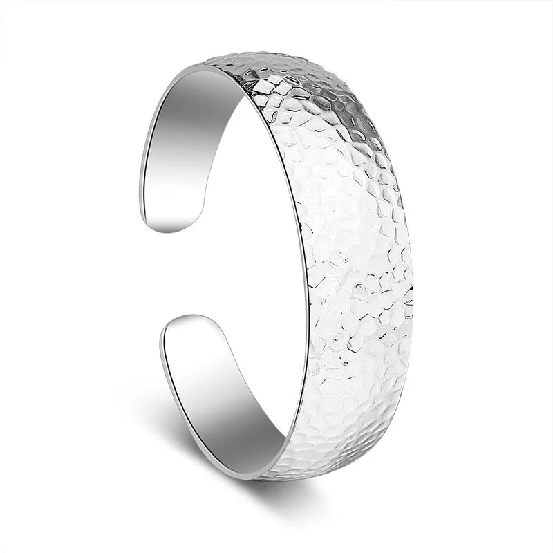 925 Sterling Silver Cuff Bangles Bracelets for Women
