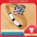 Tibetan Silver Hollow Heart Ring with Zircon - Women's Birthday Gift