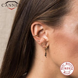 Heart-shaped Stud Earrings 925 Sterling Silver INS Earrings Girl's Gift