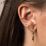 Heart-shaped Stud Earrings 925 Sterling Silver INS Earrings Girl's Gift