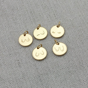 Breast Cancer Awareness DIY Boob Disc Pendant Jewelry for Girls