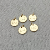 Breast Cancer Awareness DIY Boob Disc Pendant Jewelry for Girls