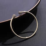 Women's Zircon Cuff Bangle Jewelry Accessory