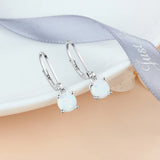 Opal Stud Earrings 925 Sterling Silver Jewelry