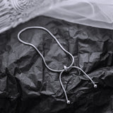 Adjustable Stainless Steel Bracelet Snake Chain Bangle