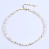 Potato Pearl Necklace for Women, 5-6mm, Gift