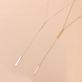 Cross Pendant Necklace Geometric Clavicle Chain Summer Jewelry