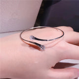 925 Sterling Silver Cuff Bracelet for Women