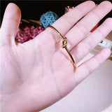 925 Sterling Silver Women Cuff Bracelet Adjustable Bangle