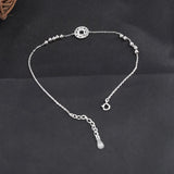 925 Sterling Silver Anklet for Women Statement Anklet