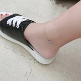 925 Sterling Silver Anklet for Women Statement Anklet