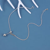 925 Sterling Silver Women's Ankle Bracelet | All Matching Anklet