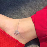 925 Sterling Silver Women's Ankle Bracelet