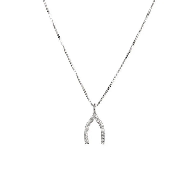 Shape Pendant 925 Sterling Silver Women Necklace
