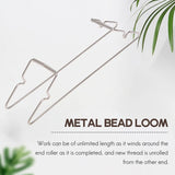 Metal Bead Loom Kit Jewelry Loom for Weaving Necklace Bracelet
